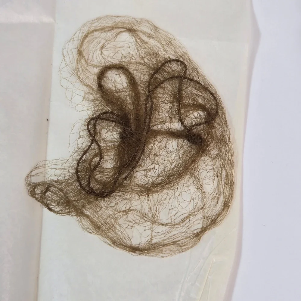 Vintage 1953 Gayla Nylon Hair Net No 581 Bob Size Light Brown New Old Stock NOS
